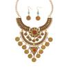 Vintage Ethnic Style Jewelry Set Exquisite Neck Jewelry  Festival