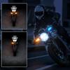GZRUICA Motorcycle LED Turn Signal Position Light, Daylight, DC 12 V, General Purpose, Waterproof,