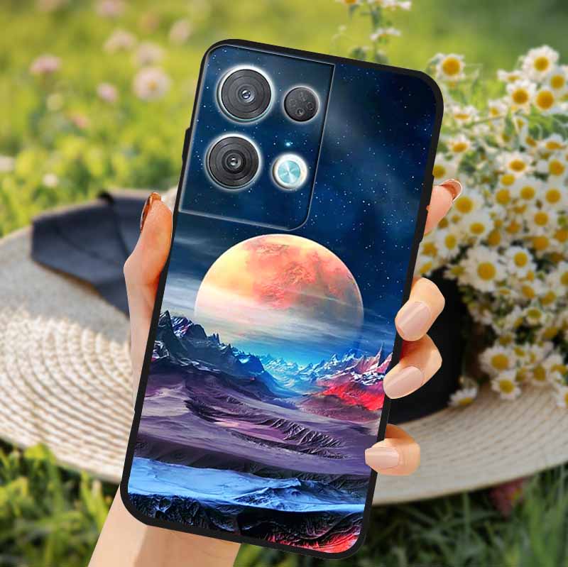 For OPPO Reno 8 Pro 5G Cases Fashion Soft Silicone TPU Shockproof Back Covers For OPPO Reno8 Pro + Plus Phone Case Protect Couqe