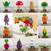 Plush Vegetable Collection Eggplant Mushroom Corn Garlic Gift For Kids