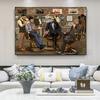 Classic Poker Movie Barber Shop Godfather Canvas Painting Mural Poster Wall Art Bedroom Living Room Modern Decorative Painting