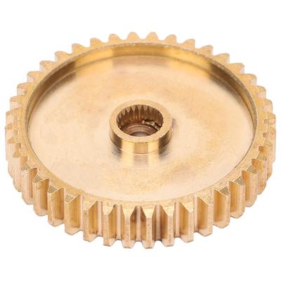 Spur Gear Brass 40 Tooth for Servo 25 Tooth Spline 0.8 Mod Industrial Robot Part 4305?0025?0040