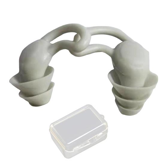 1 Paire Bouchons d'Oreilles en Silicone Réduction du Bruit Lavables Imperméables Doux Réutilisables Protection Auditive Concerts Travail Étude Sommeil Bouchons d'Oreilles Silencieux