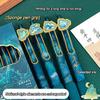 4PCS/Box Press Type Signing Pen Soft Cloud Grip Інструменти для письма New Antiquity Neutral Pen Student