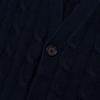 Polo Ralph Lauren Solid Color Small Pony Logo Embroidered Twisted V-Neck Long Sleeve Cardigan Sweater Men sweater Navy-Blue MNPOSWE16821756-400