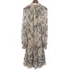 Estella.K All-over Print Dress, Women's, Beige, Size F Dress F beigeUsed