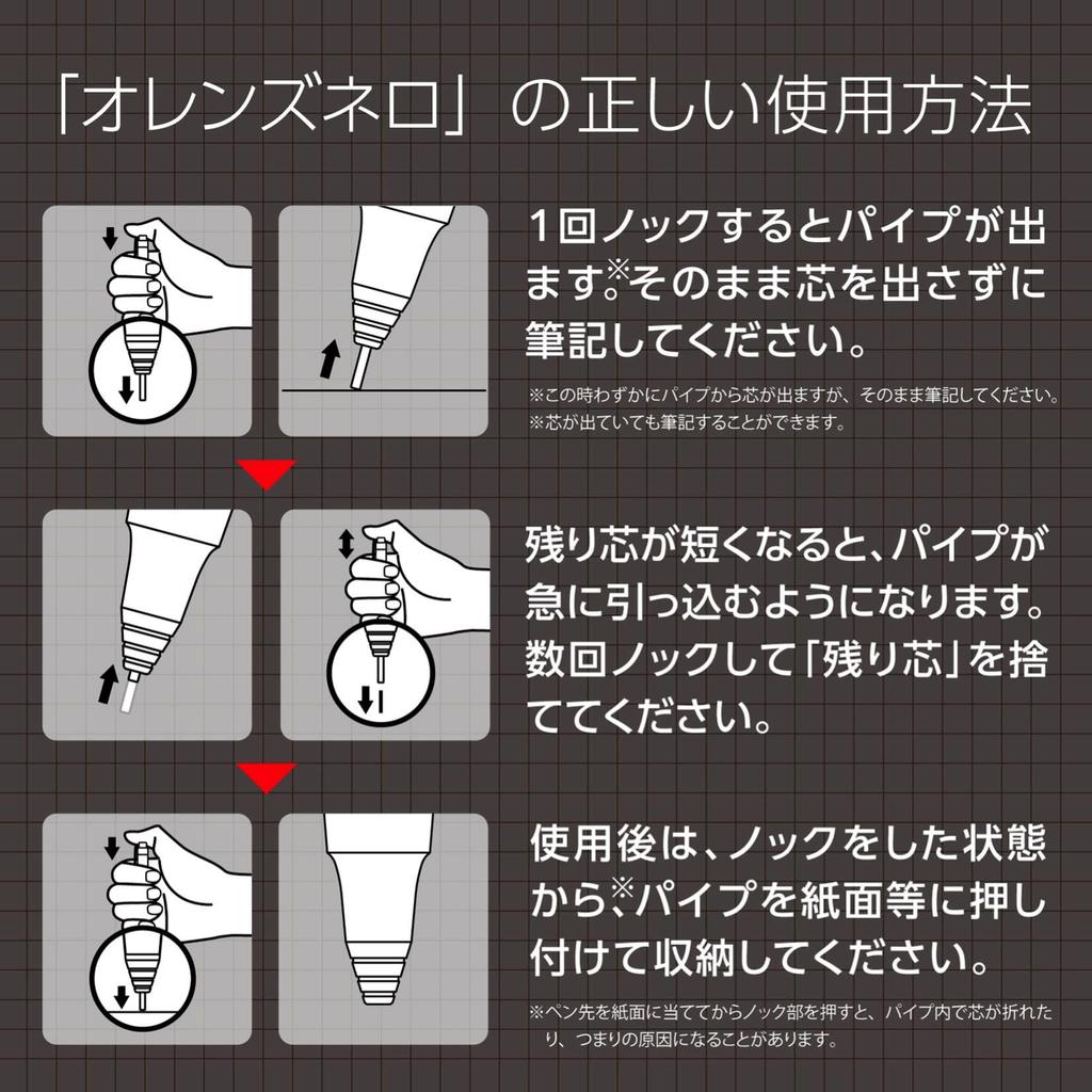 Pentel Orenz Nero Mechanical Pencil 0.5mm PP3005-A