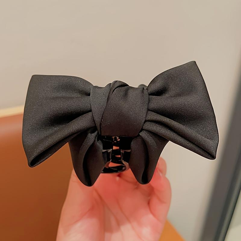 1 st Elegante Strik Haar Klem voor Vrouwen - Stijlvol Polyester en Spandex Haaraccessoire, Zonder Veren, voor Formele Gelegenheden