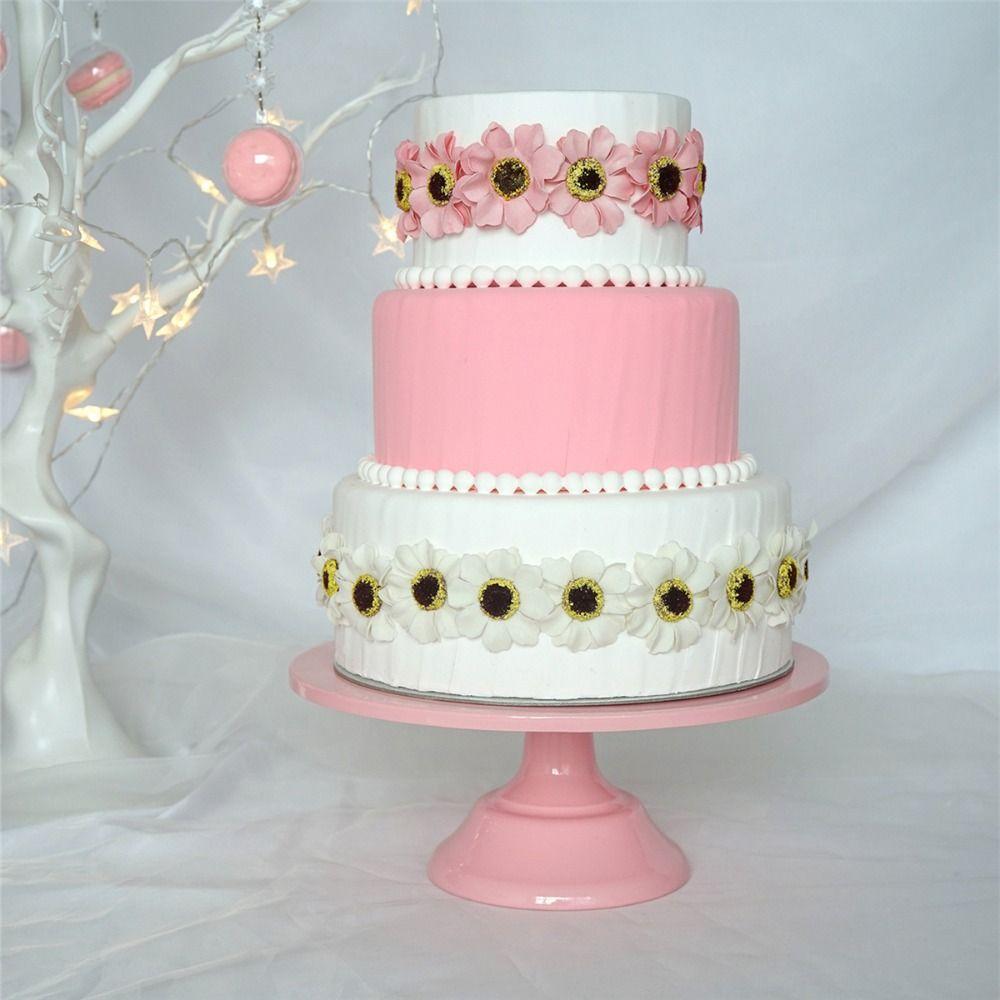 Desktop Ornaments Metal Rack Cake Stand Dessert Display Table High-footed Tray Dessert Tray