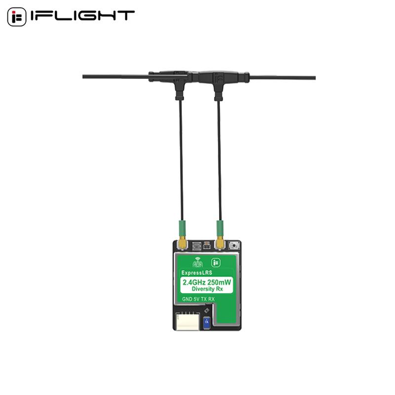 IFlight 2.4GHz/900MHz ExpressLRS ELRS Gerçek Çeşitlilik Alıcısı Çift Antenli Çeşitlilik Uzun Menzilli Alıcı