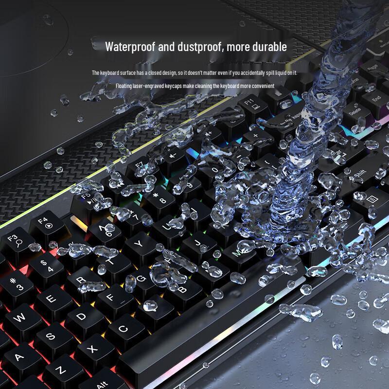 SooPii BK11P Wired RGB Keyboard Mouse Combo
