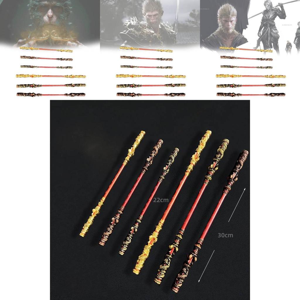 Exquisite 30cm Black Myth Wukong Game Action Figure With Luxurious Gold Color Finish