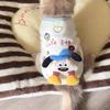 Autumn and winter warm cat super cute clothes cold cute three-dimensional doll traction buckle pet warm thickened bipod