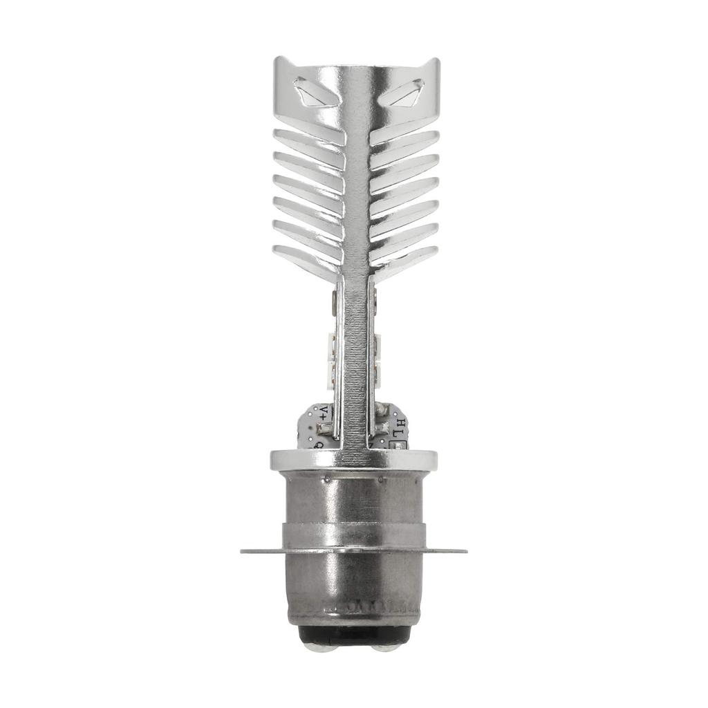 PIAA Motorcycle Headlight Bulb, LED, 6000K, Dual Beam, 12V, 5/6W, H6M (PH7 Equivalent), 1 Bulb, MLE8