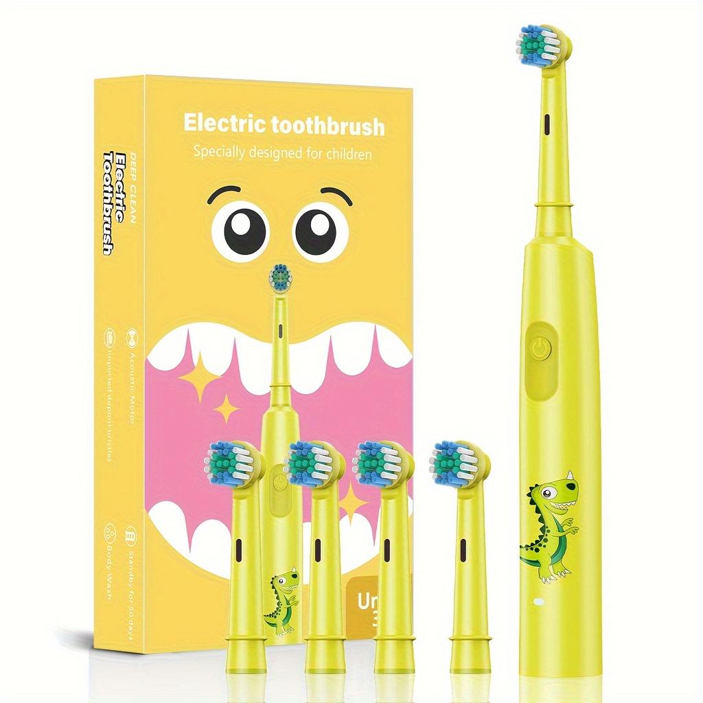 Electric Toothbrush with 3 Cleaning Modes, Automatic Deep Clean Rechargeable Soft Bristle Toothbrush for Kids And Adults, Unisex Dental Tool
