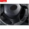 Car Styling Steering Wheel Decorative Cover ABS Frame Stickers Decorative Accessories For Toyota C-HR CHR C HR 2017-2020