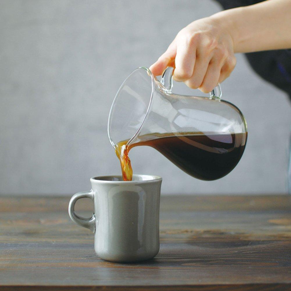 KINTO SCS Mikrowellen- und Spülmaschinenfester Becher 27640, 400ml, Grau, Kaffee, Sicher, Geschenk,