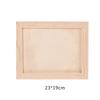 2Pcs Blank Wooden Painting Frame Set Mini Art Canvas Easel for DIY Crafts Kids Adults Beginners Home Wedding Party Decoration