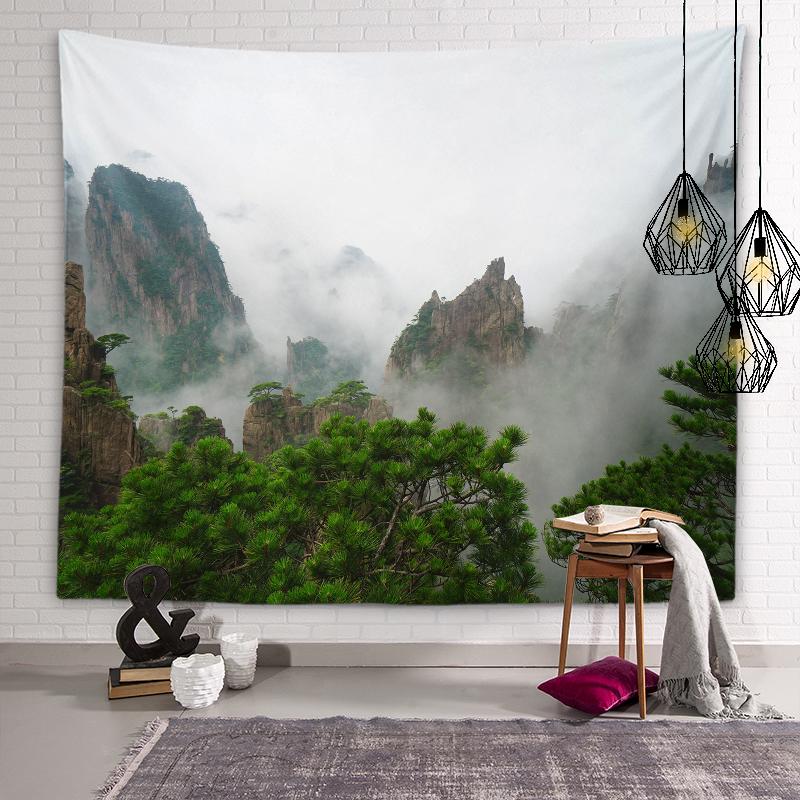 Tapiserie cu vedere la apus de soare la plajă, flori de floarea soarelui, artă de perete, tapiserie, decor estetic, pentru dormitor, sufragerie, decor acasă