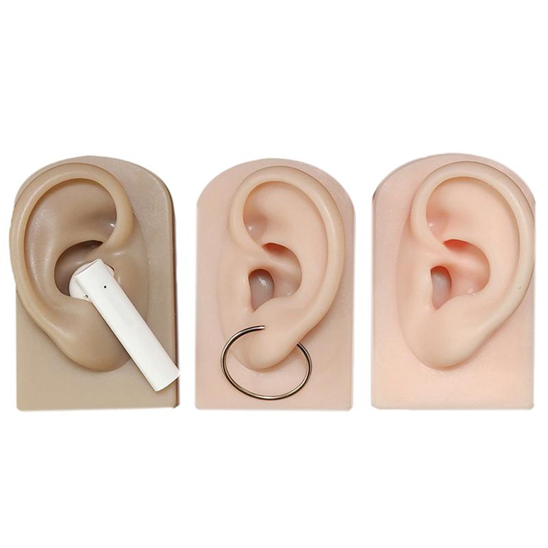 

Силиконовая модель уха Профессиональная практика Пирсинг Инструменты Серьга Дисплей Инструмент
