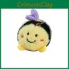 Plush Cute Bee Cartoon Doll Keychain Pendant For Backpack Ornament And Kids Gift