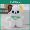  Porte-clés Chat en Peluche Adorable Mignon Chaton Poilu Poupée Animal en Peluche Jouet Doux
