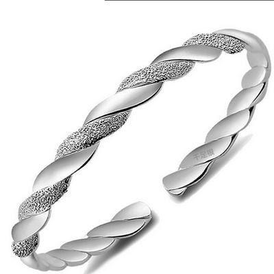 Qiao Lan Xuan Imitatsioon Puhas Hõbe Armastus Põimumine Käevõru, Naiste Väike Käevõru Tootja Hulgimüük Moodne ja Helde Hõbeehted