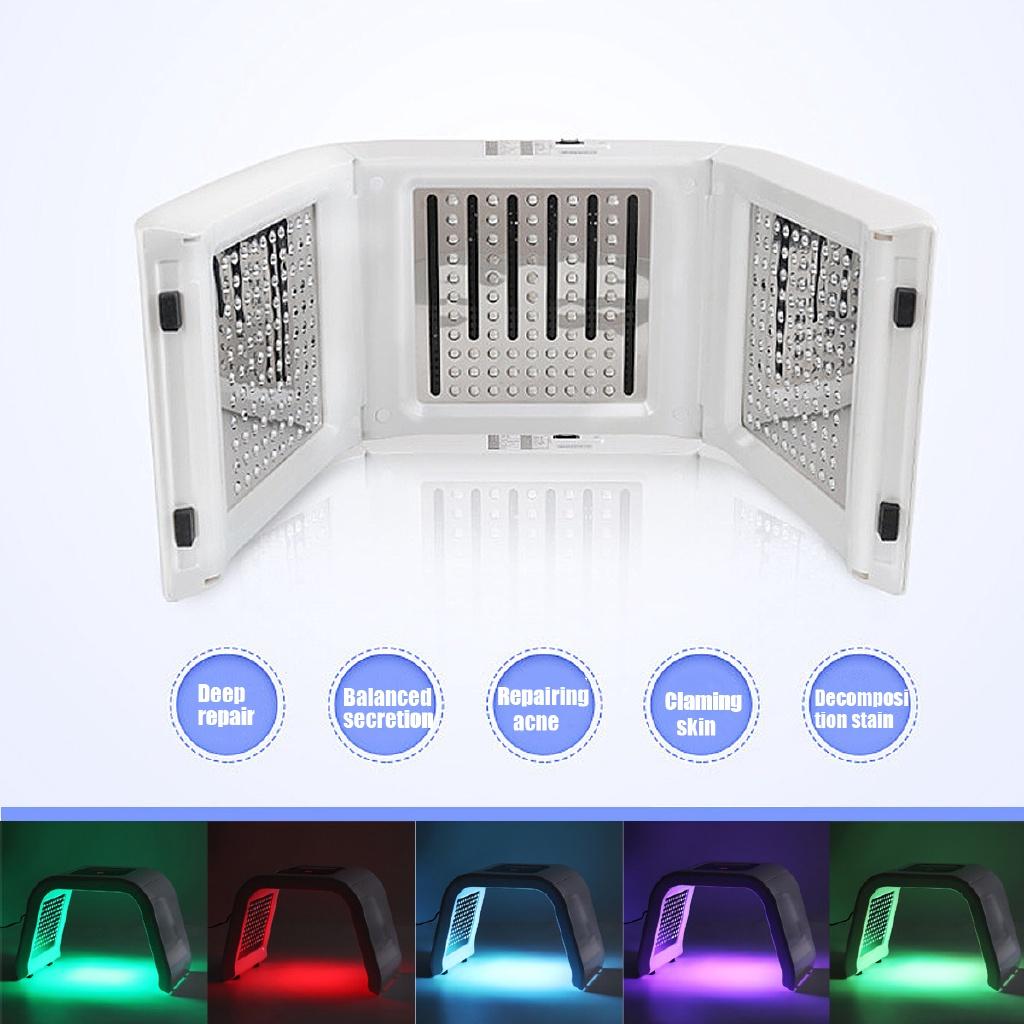 LED Light Photodynamic Facial Skin Care Body Relaxation Therapy Device 7 Colors Multifunctional Beauty Instrument Home