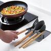 Supporto per utensili da cucina in silicone per stoviglie, forchetta, spatola, organizer multifunzionale, antiscivolo