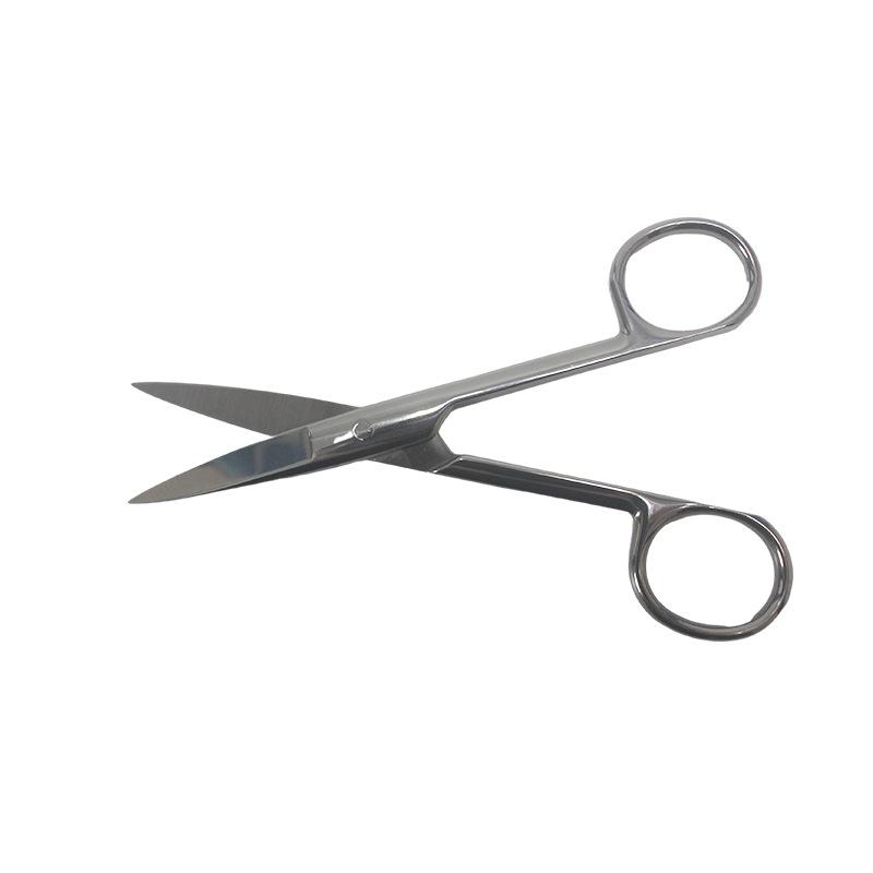 Surgical & Grooming Scissors Set: Stainless Steel, Curved & Straight Tips for Nursing, Gauze, Dissection, Pet Care