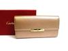 Authentic Love Collection Pink Gold Leather Bifold Long Wallet #b201  Seller Refurbished
