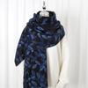 2024 Podzim/Zima Nový tištěný kašmírový šátek jako dlouhý šátek Dámský teplý šátek šátek zesílený sametem