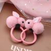 2KS Nové Sladké Roztomilé Vlasové Koule Králičí Dívka Dětské Elastické Gumičky do Vlasů Dětské Gumičky do Vlasů Princeznovské Vlasové Doplňky Dětské Pokrývky Hlavy