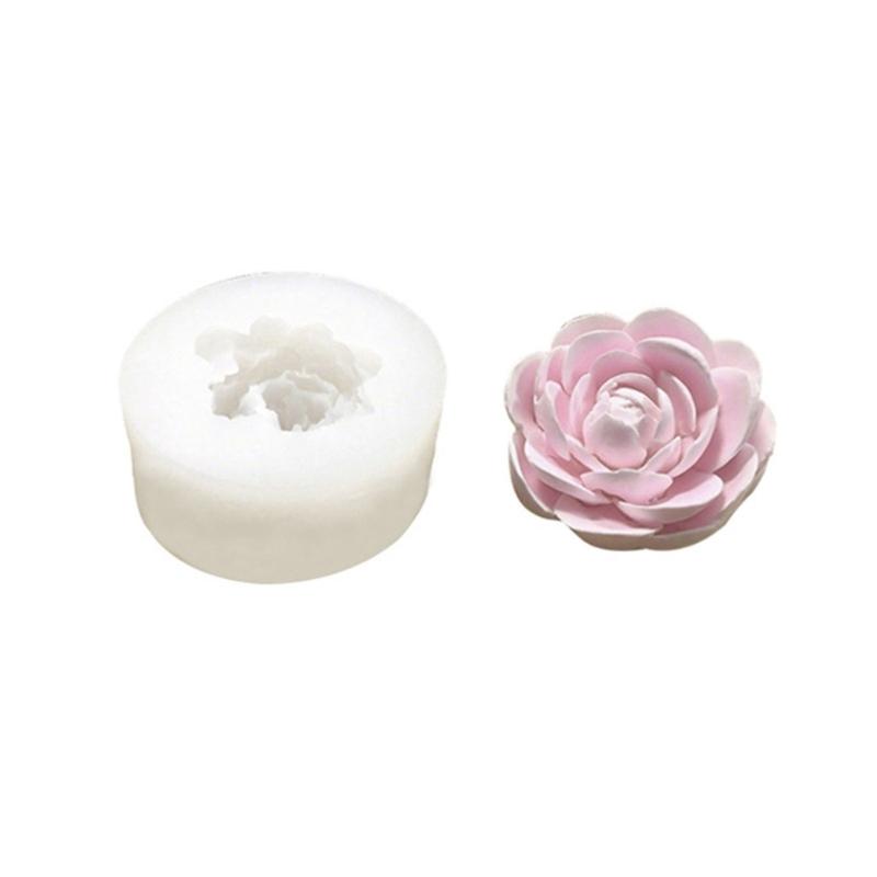 Floral Silicone Molds for Epoxy Resin Making Candle Soap Heat Resistant Easy Demolding Flower Shape Silicone Mould