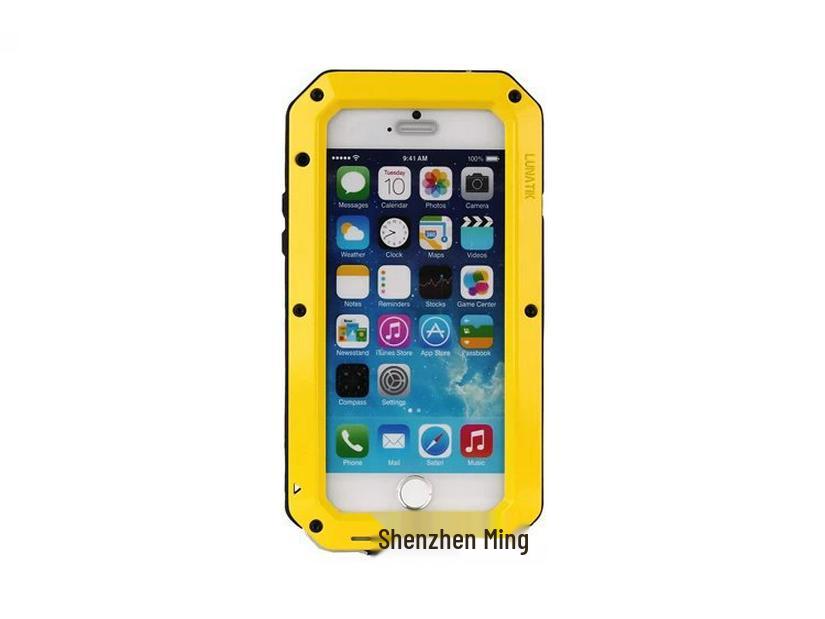 Durable Metal Protective Case for iPhone 6/7/8 - Anti-Drop, Water & Dust Resistant