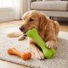 Solide Gummistruktur Knochen Hundespielzeug Abriebfest Leckerli-Spender Spielzeug Alleine Langeweile Vertreiben