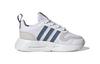 adidas Originals MultixMulti Breathable And Wear Resistant Low Top Toddler Shoes White Gray Blue Infant And Toddler GX4262