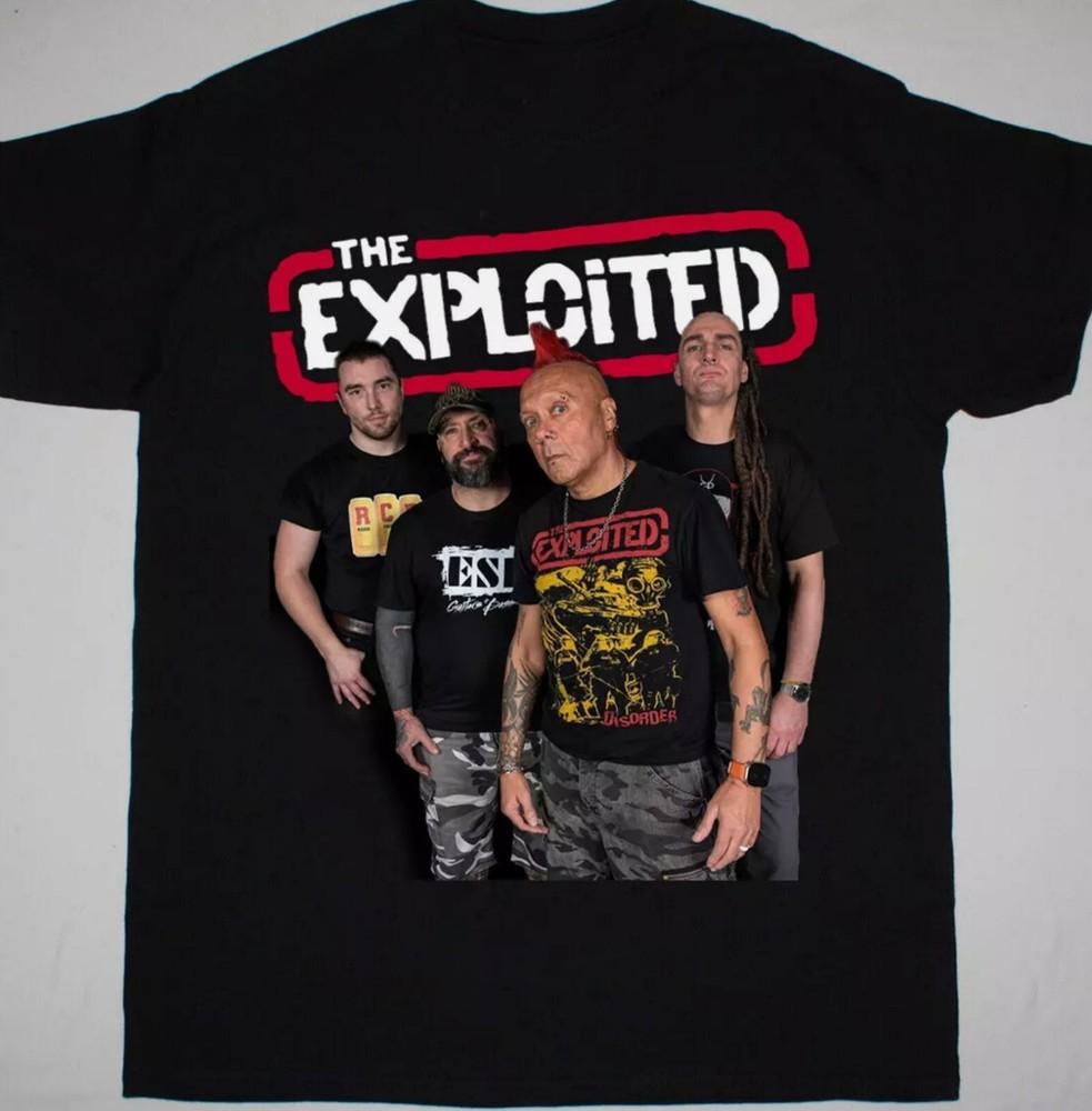 NEW The Exploited Band Member Singer Black All Size Shirt