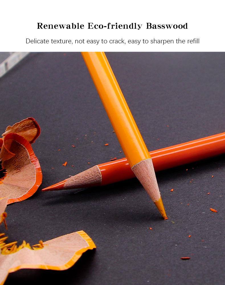 Exclusive Set: 260-Color Oil-Based Colored Pencils for Students & Graffiti Artists