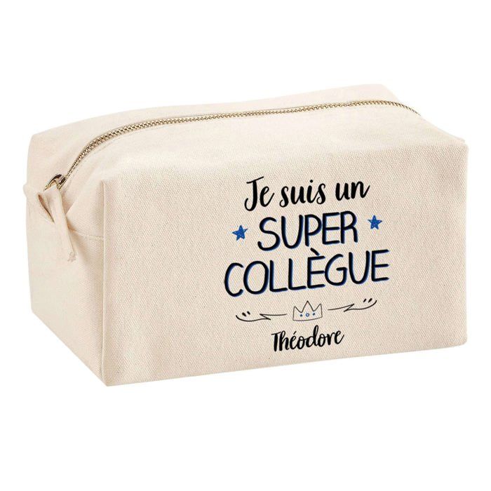 Multifunction Pouch Théodore Super Colleague Birthday Christmas Gift Personalized Idea | School Pouch Office Supplies