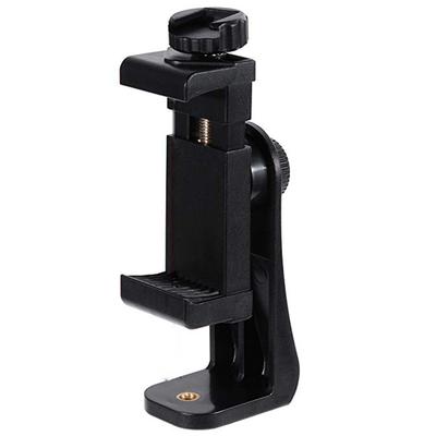 Phone Holder Stand 360° Rotate Clip Support Mobile Phone For iPhone Samsung Tripods Mount Compatible With All 1/4 Screw Adapter