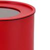 Electric Cooking Pot Quick Heating Mini Electric Cooker with Foldable Handle for Home Kitchen Red