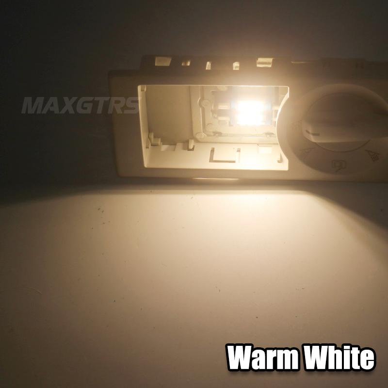 MAXGTRS 2X 12V 24V Festoon C5W C10W 3030 Chip Bulb Canbus Car LED Interior Dome Reading License Plate Lights 6000K