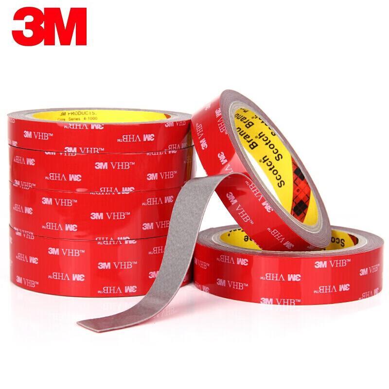 3M 5608 Grey Foam Double-Sided Tape (2 Rolls)