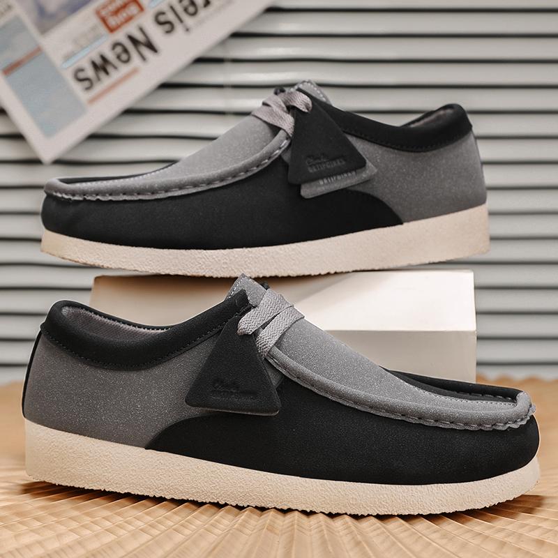 

Suede Fashion Men s Casual Shoes Slip-on Man Walking Footwear Luxury Brand Men Loafers Breathable Lightweight Lazy Driving Shoes 39 чорний