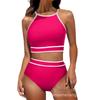 2025 Sexy Mehrfarbiger Damen Einteiler Bikini Badeanzug