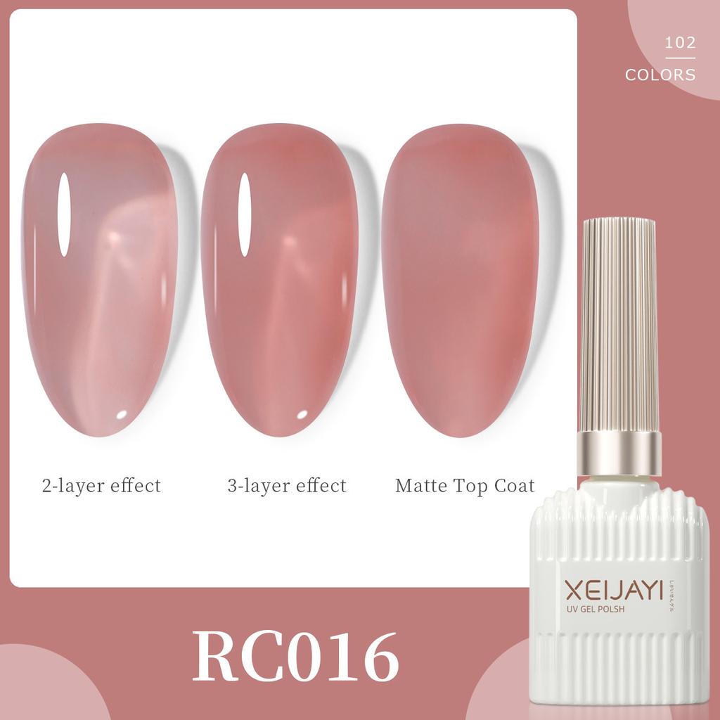 New Trendy 102 Colors of Long-lasting Gel Nail Polish for Women, Suitable for Professional Nail Salons.