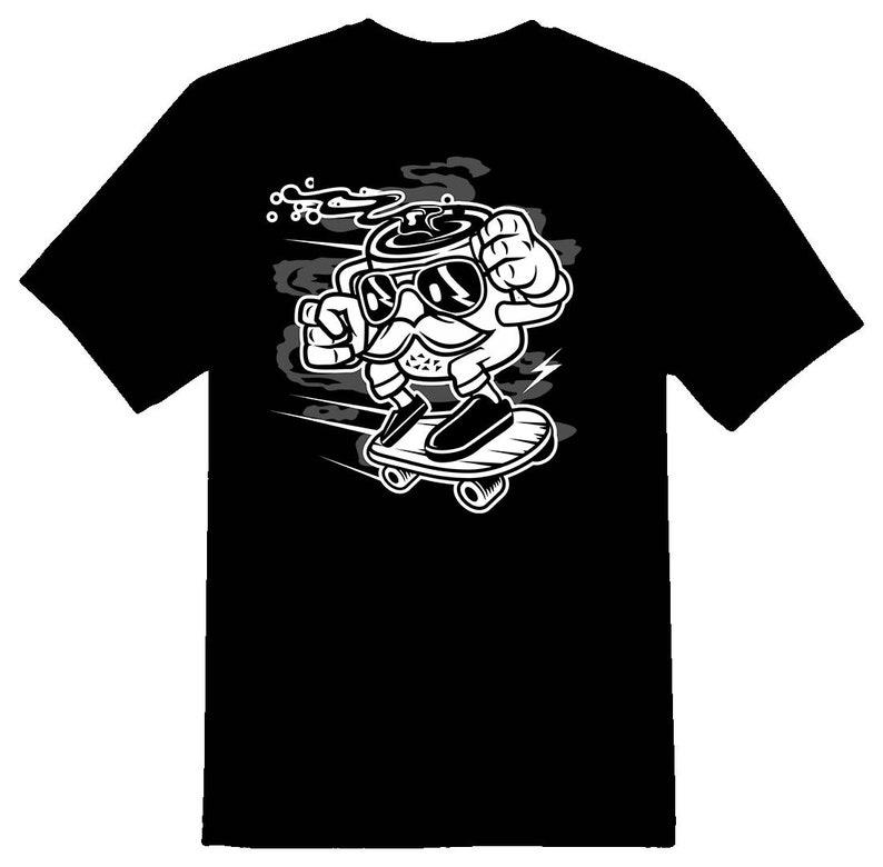 Mr Coffee skateboarding Tee Shirt 160