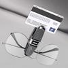 Car Glasses Case Auto Sun Visor Glasses Holder Clip For Jeep Renegade Compass Grand Cherokee Wrangler jk Gladiator Patriot AJP1