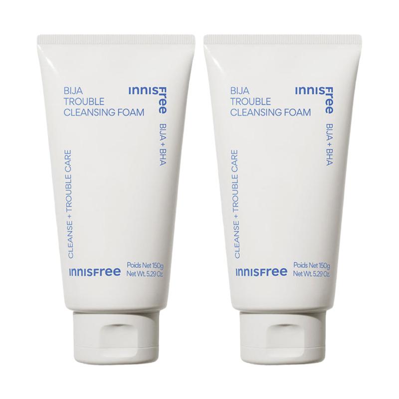 Innisfree Bija Trouble Cleansing Foam 150ml × 2